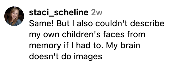 Instagram comment
